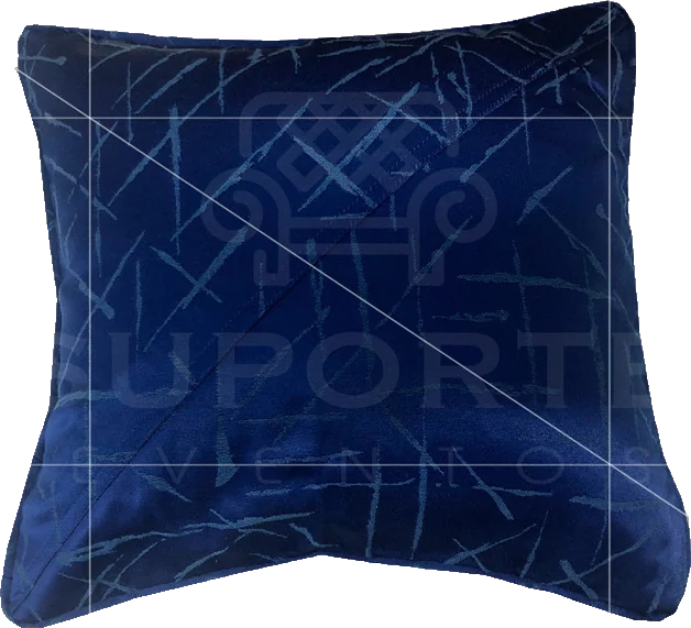Almofada Azul em Jacquard 0,40 x 0,40