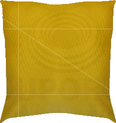 Almofada Boho Mostarda 0,40 x 0,40 (Ref: B02)
