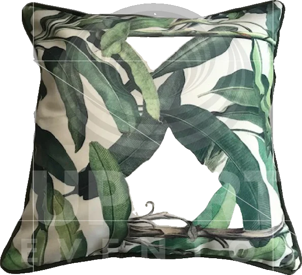 Almofada Folhagem 0,45 x 0,45