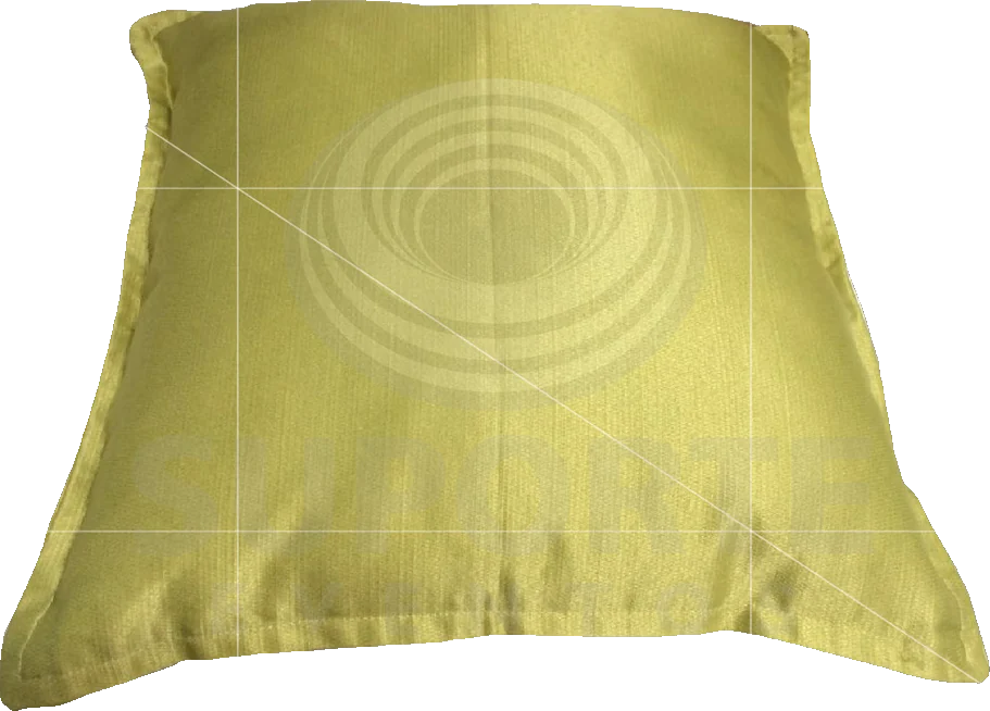 Almofada Verde Lisa 0,40 x 0,40