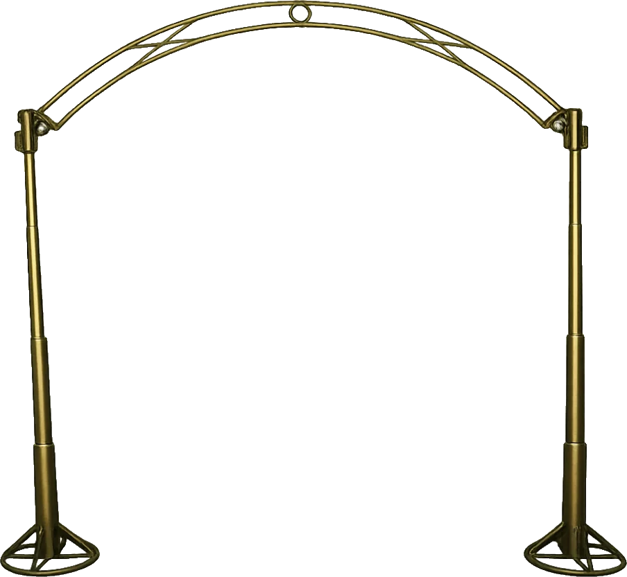Arco Metálico preto 3,41 larg. x 2,96 alt.