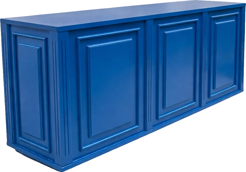 Balcão Madeira Azul