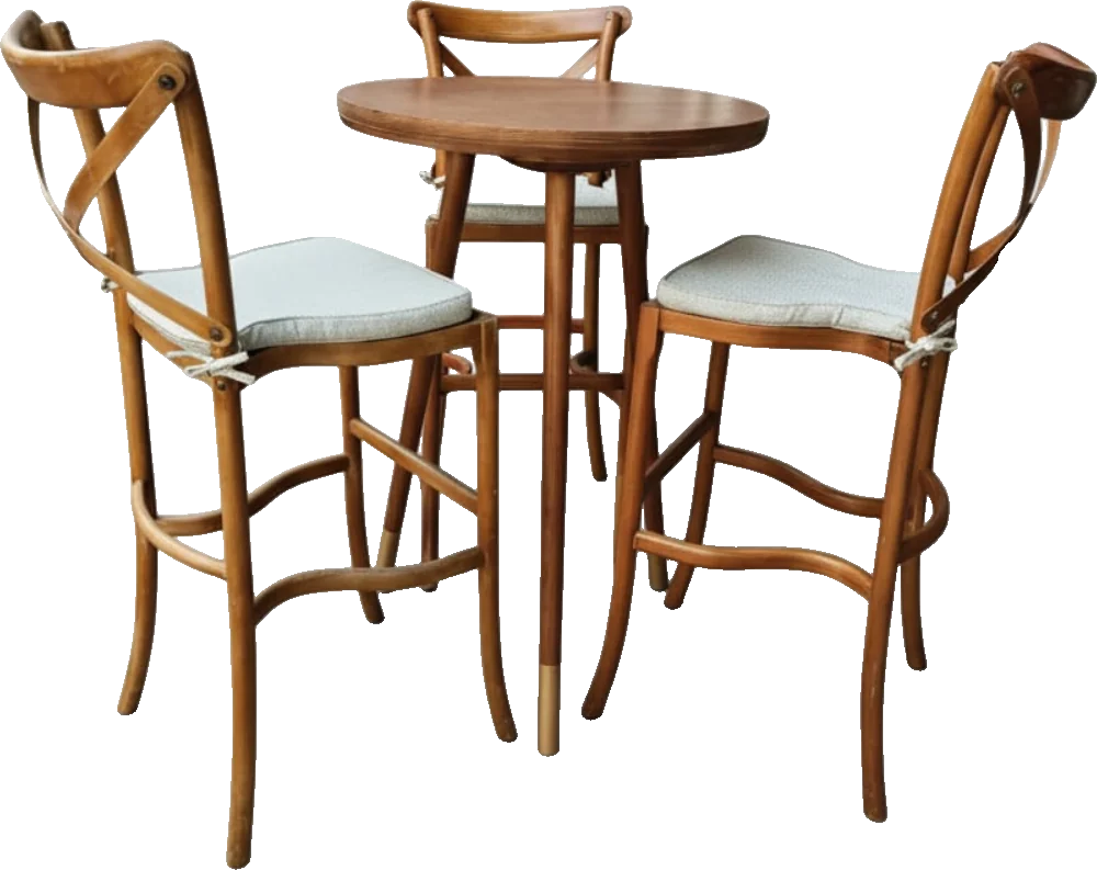 Conjunto bistrô Soho com Paris