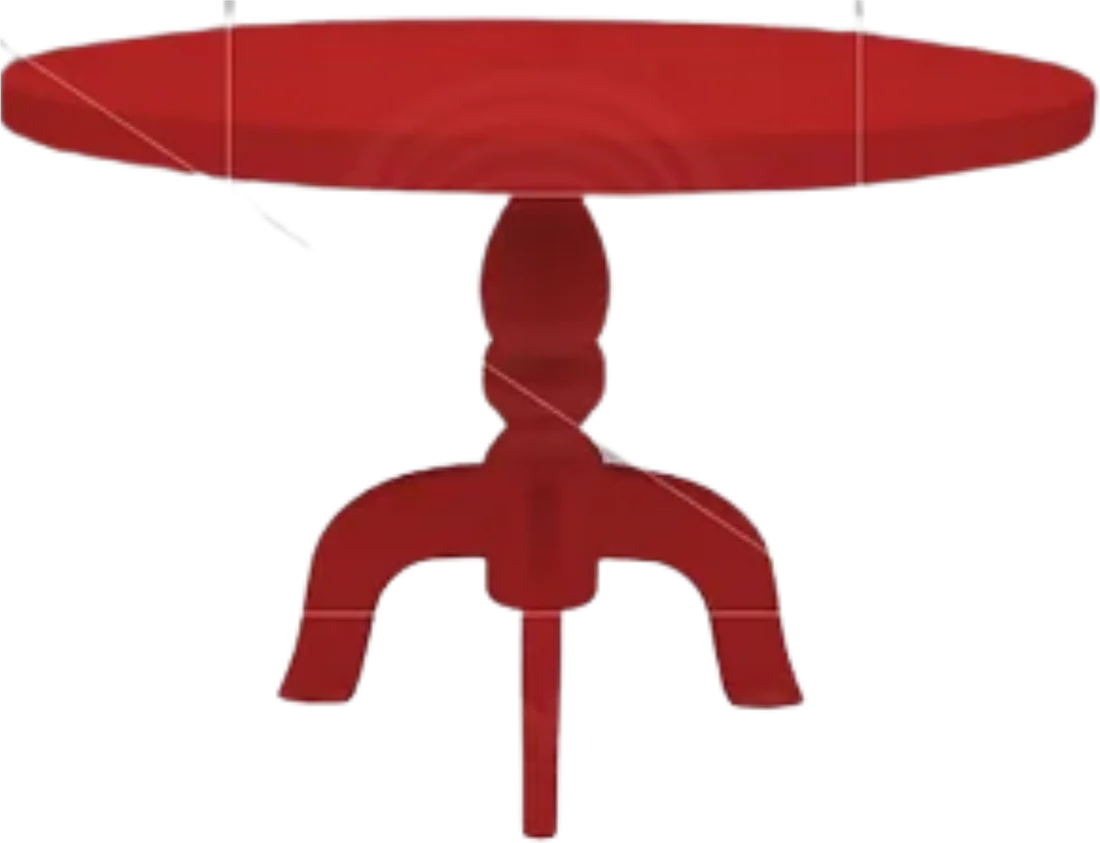Mesa Boho Vermelha