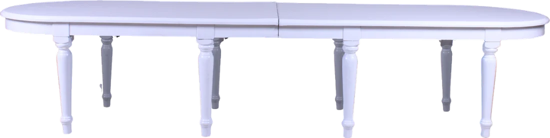 Mesa Branca Charllot (Tamanhos: 4,M x 1,1M e 3M x 1,1M)