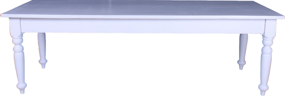 Mesa Branca CJ (2,5M x 1M x 0,8M alt.)