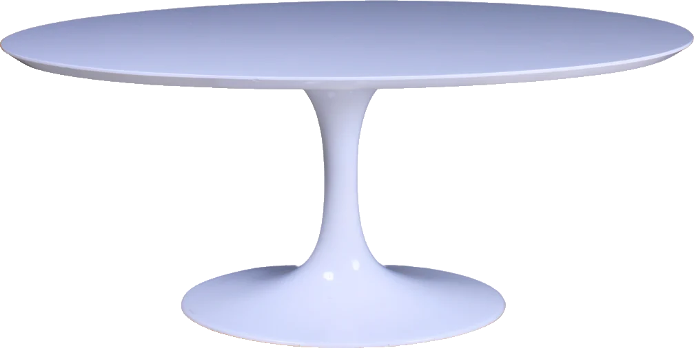 Mesa Branca Saarinen Oval (Tamanhos: 1,4M x 0,9M ou 1,8M x 1,M)