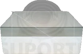 Mesa Cubo Espelhada 0,90 x 0,90 x 0,42 alt.