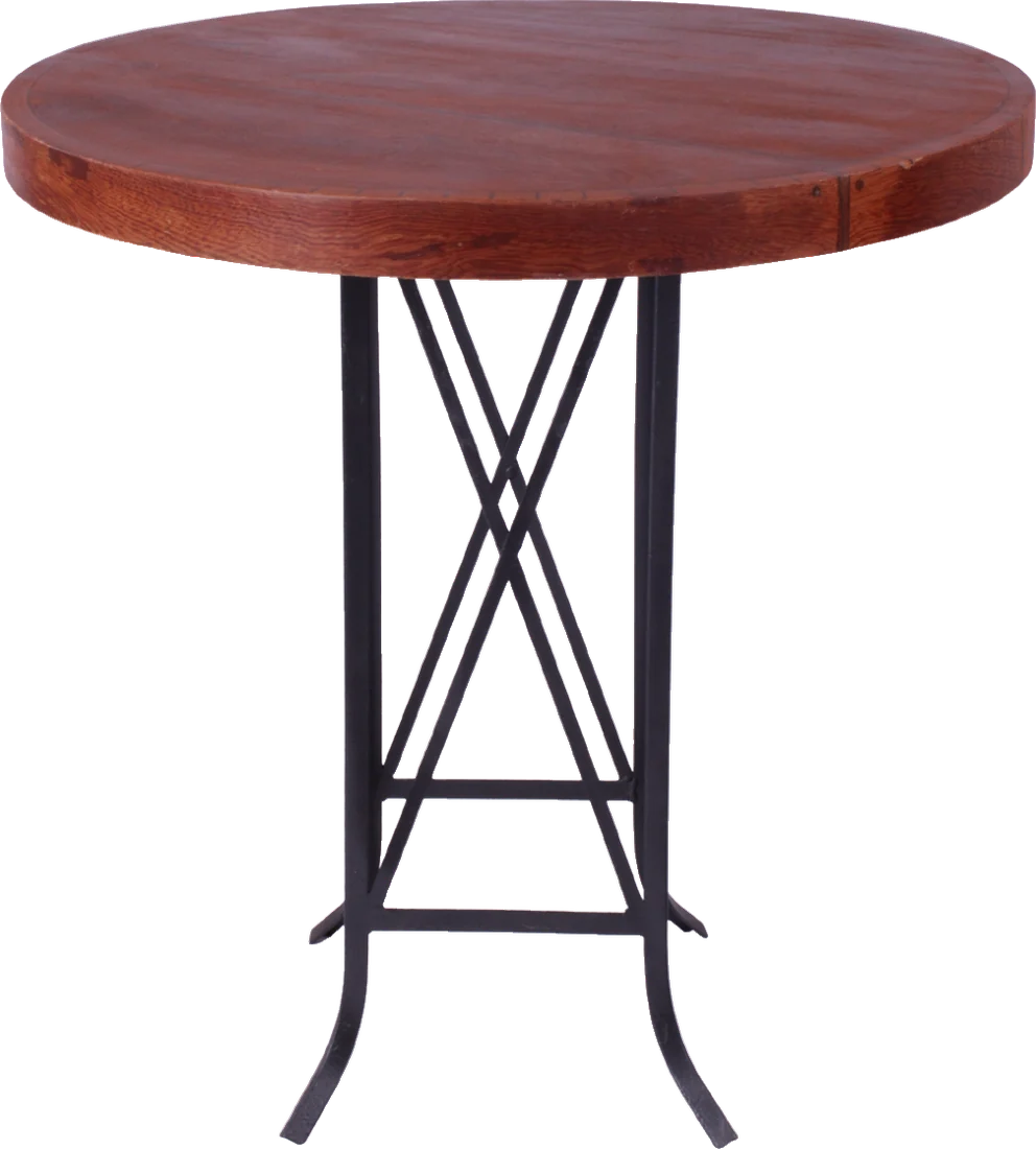 Mesa Drink preta 0,78 diâm. x 0,70 alt.