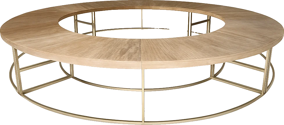 Mesa Ilha Premium (Modular, com base personálizável)