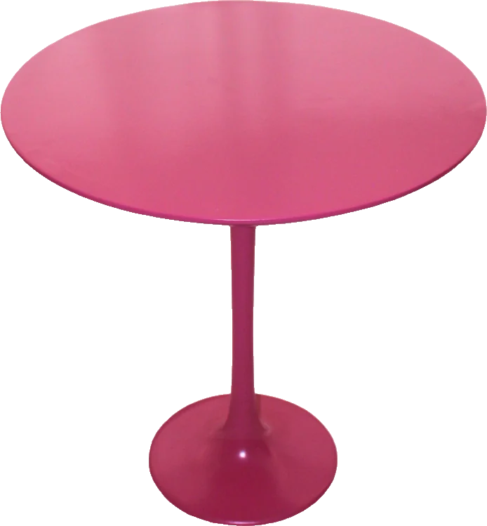 Mesa Lateral Boho Pink Saarinen | 0,6 x 0,6 alt.