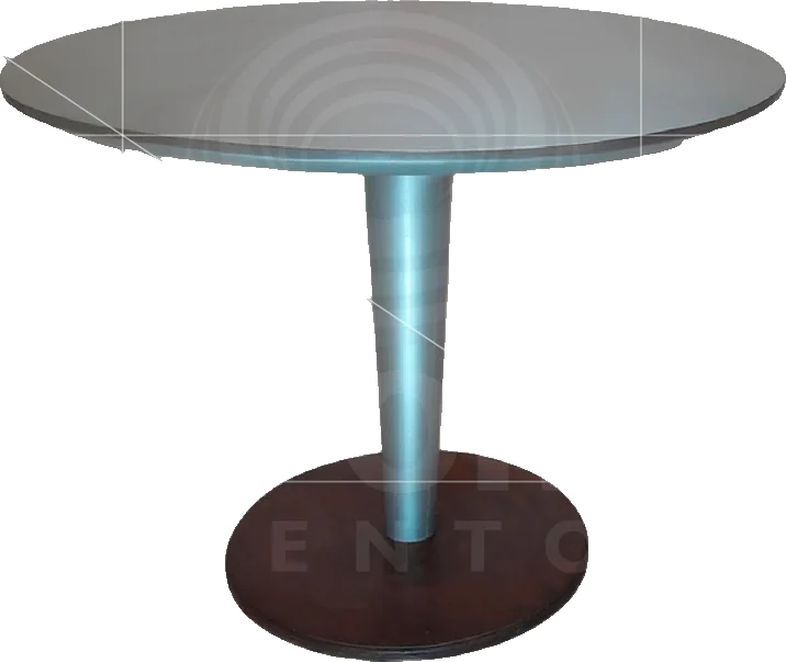 Mesa Taça Prata 1,00 de diâmetro (Opção com Tampo Espelhado)