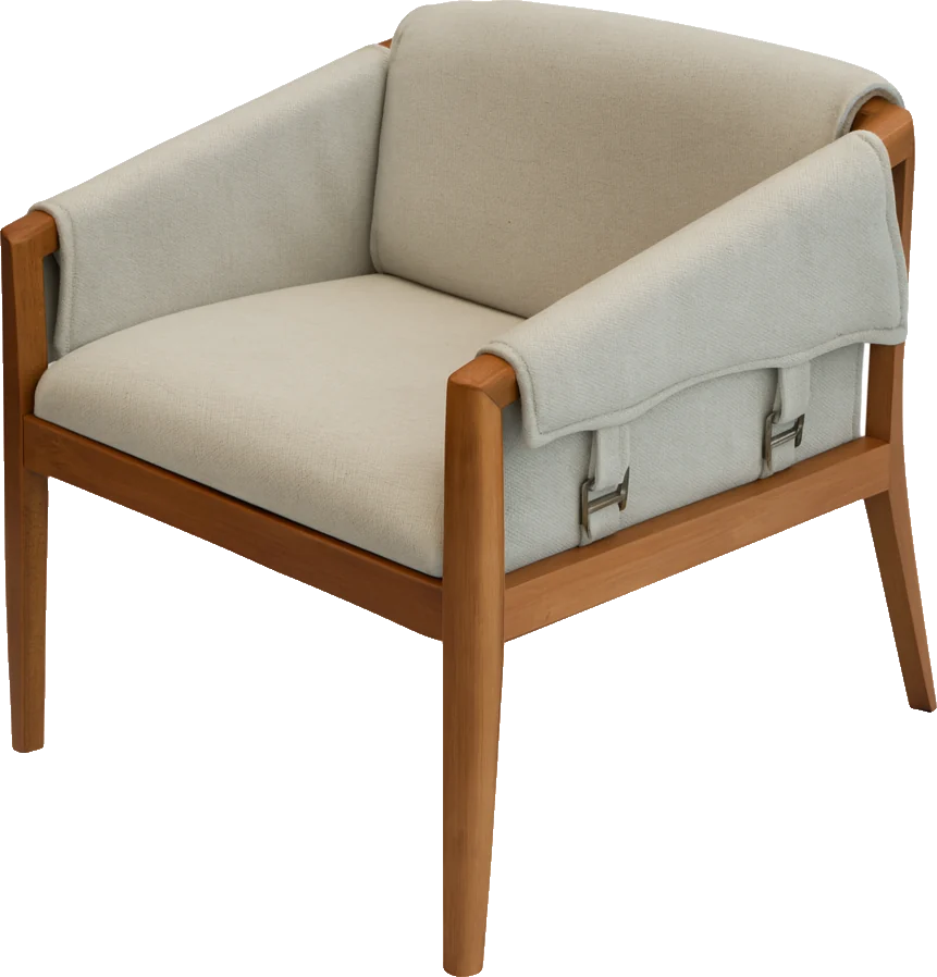 Poltrona Lilly Nude 0,62 x 0,65 x 0,70 alt.