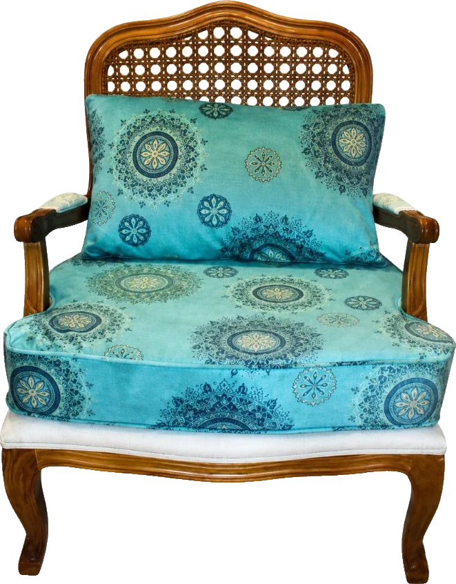 Poltrona Vime Charllot Tiffany Mandala 0,78 x 0,70 (Não acompanha almofada)
