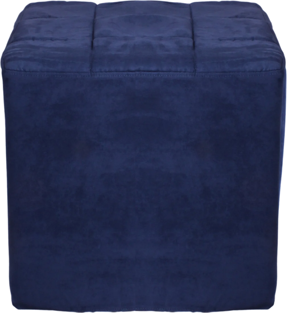 Puff Azul Petróleo 0,50 x 0,50 c/ Capa