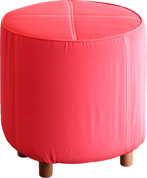 Puff Boho Pink 0,50 de Diâmetro com Capa