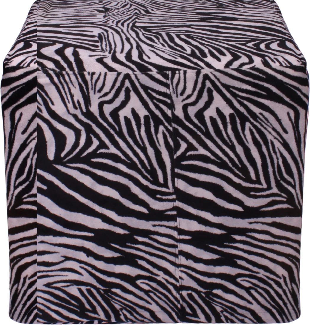 Puff Boho Zebrado