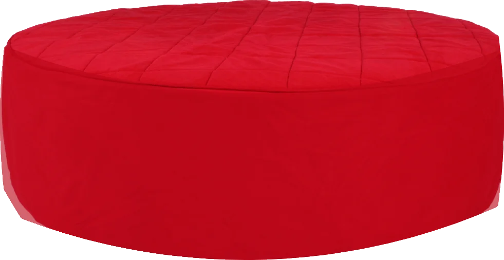 Puff Bolachão - Vermelho (1,3D)