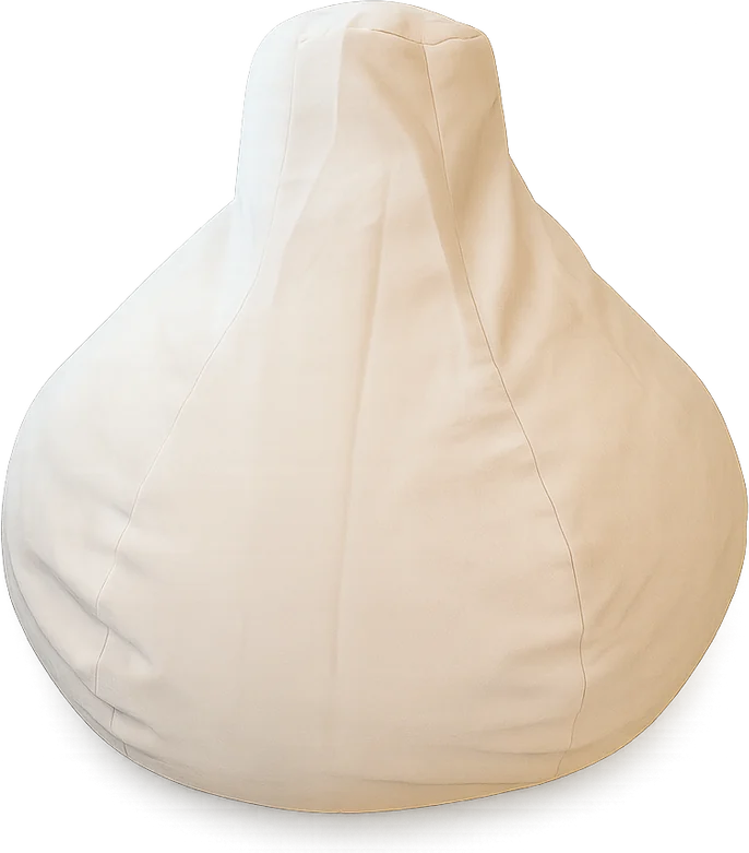 Puff Pêra c/ Capa (Cores: Bege e Off White)