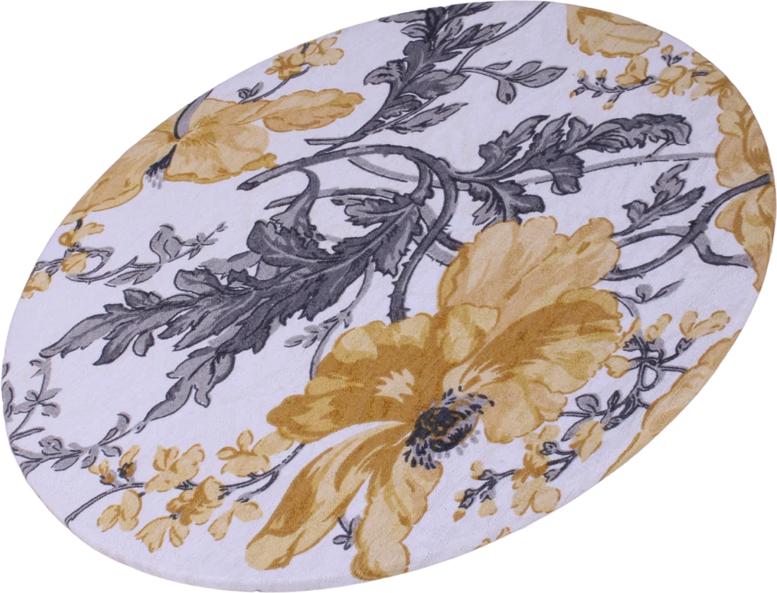 Sousplat Parise Amarelo Floral (D - 32cm)