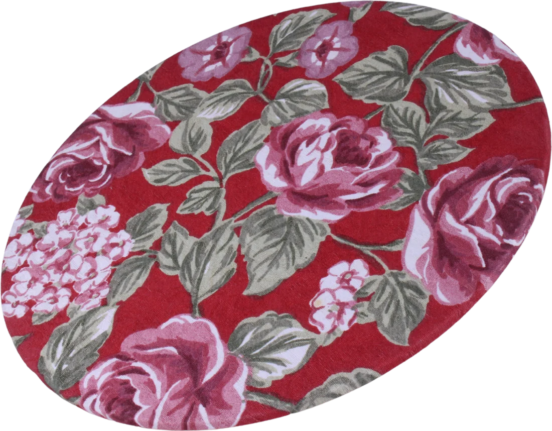 Sousplat Parise Vermelho Floral (D - 32cm)