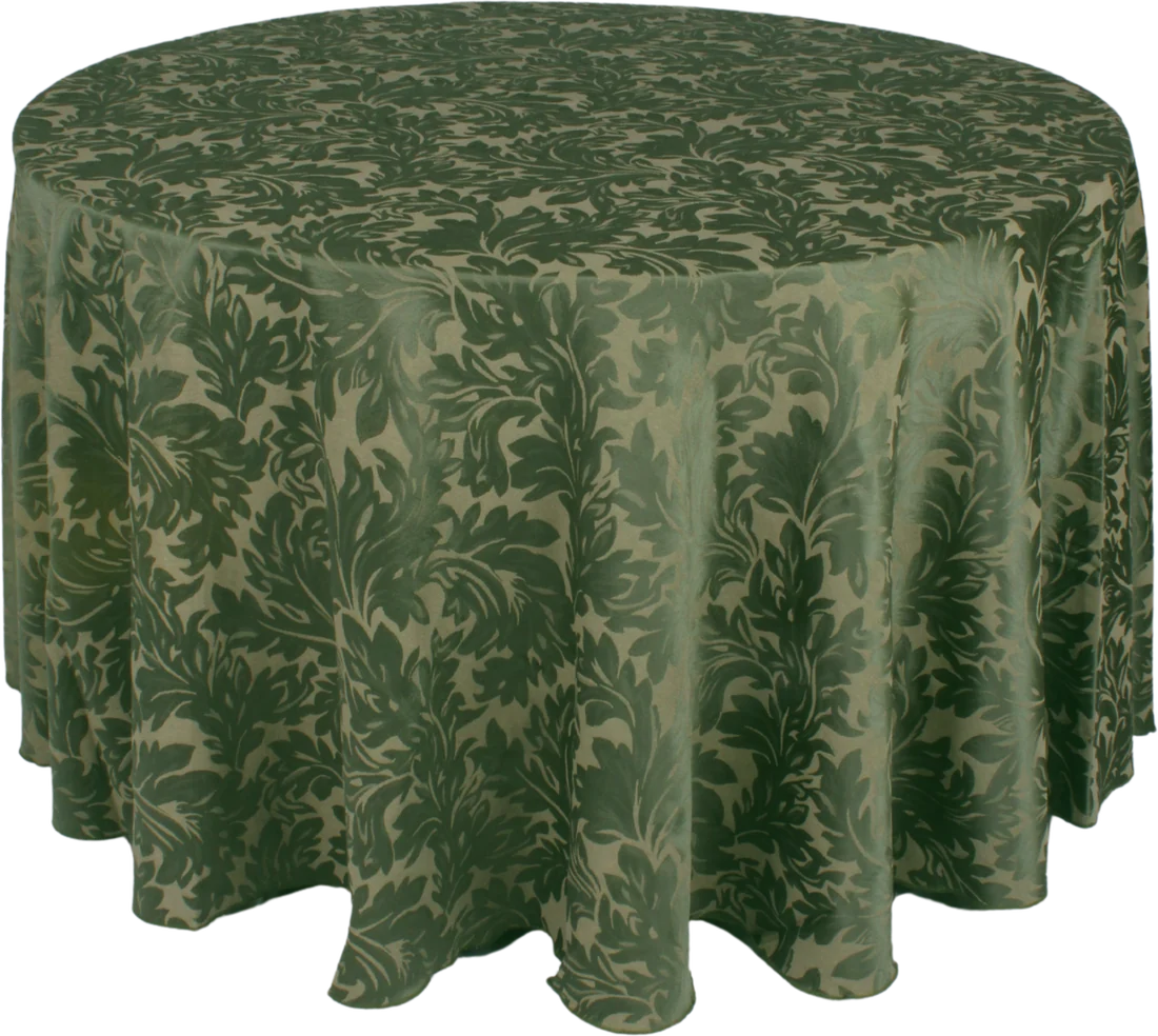 Toalha Floral Verde Musgo (2,8 D)
