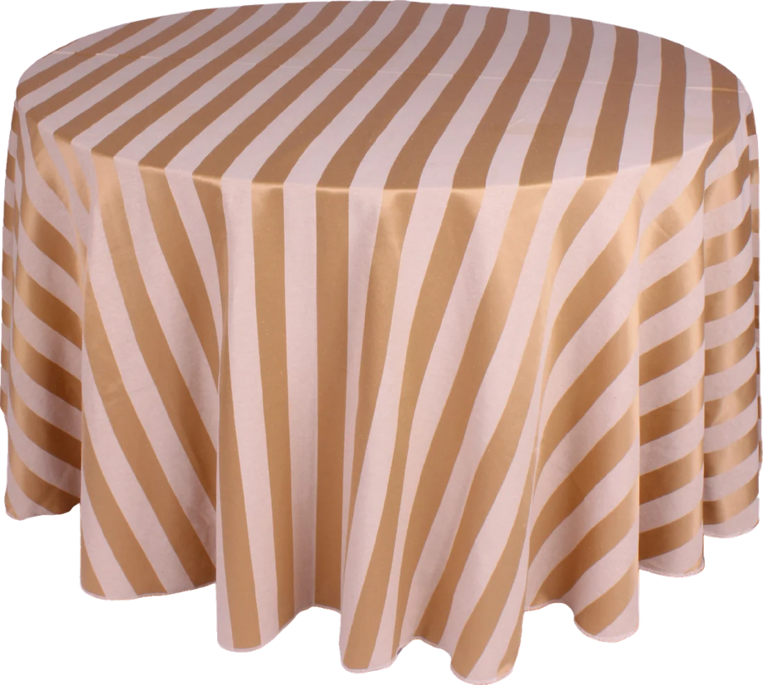 Toalha Jacquard Dourada Listrada (2,8 D)