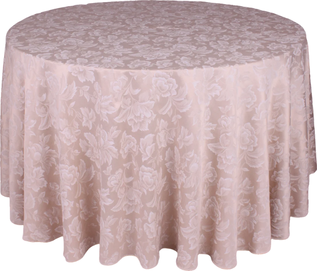 Toalha Jacquard Floral Bege (2,8 D)